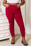 Roarke Hi-Rise Tummy Control Skinny Judy Blue Jeans - ONLINE EXCLUSIVE!