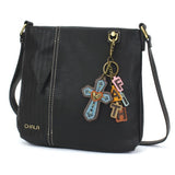 Chala Charming Charms Cross+Faith Laser Cut Crossbody Bag