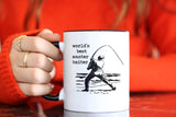 Funny coffee mug - World's best master baiter