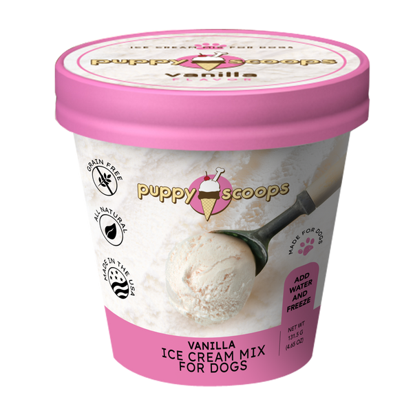Puppy Scoops Ice Cream Mix - Vanilla 4.65 oz