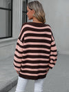 Bretta Striped Dropped Shoulder Sweater - ONLINE EXCLUSIVE!
