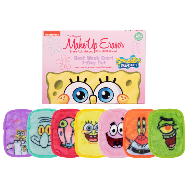 917772   SpongeBob 7-Day Makeup Eraser Set