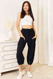 Double Take Decorative Button Cropped Pants - ONLINE EXCLUSIVE!