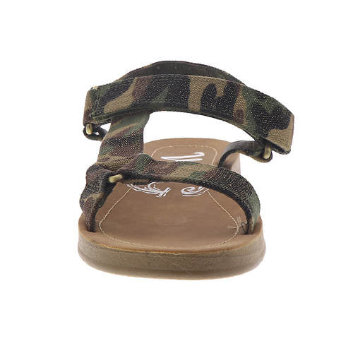 0079   Tina Strappy Casual Camo Sandals