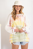 15960   Sandra Rainbow Terry Knit Pullover