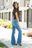 Barbra Mid-Rise Bootcut Jeans by Zenana