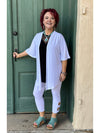 Darlene Half Sleeve Lightweight Jacket/Kimono by Artex Fashions