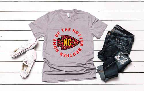 KC Home of the Hotter Brother Graphic T-Shirt