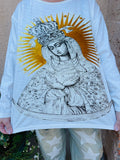Virgin Mary Prayer Sun Top from Paper Lace