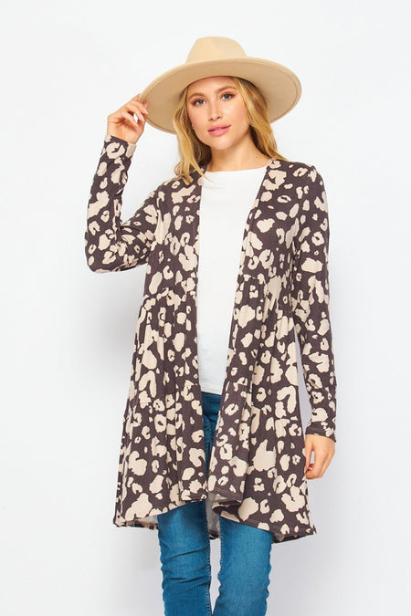 7301553   Chelsey Leopard Kimono