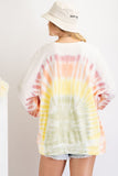 15960   Sandra Rainbow Terry Knit Pullover