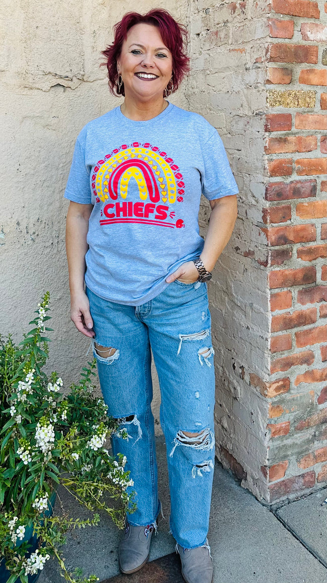 Chiefs Rainbow Graphic T-Shirt