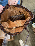 0078577   Ivory or Brown London Check Handbag