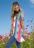 Alecia Floral Serape Top