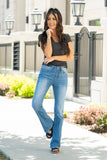 Barbra Mid-Rise Bootcut Jeans by Zenana