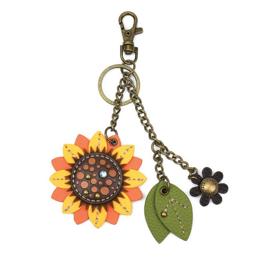 Chala Sunflower Mini Keychain Key FOB  609SF0