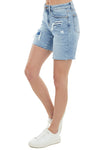 150094   Marci Hi-Rise Mid-Length Patch Judy Blue Shorts