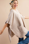 6006   Naomi Poncho Sweater