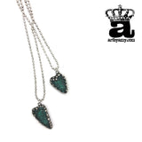 218703   Turquoise Heart Necklace