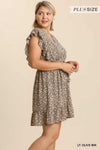 Staci Ditsy Floral Print Mini Dress - Reg & Plus!