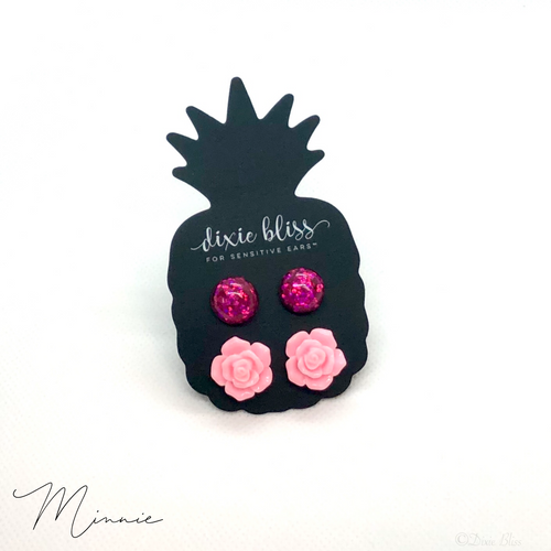 1423   Minnie Earrings by Dixie Bliss